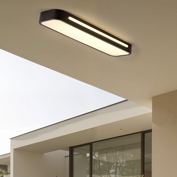 Moderne Flächenbündige Lineare LED Deckenleuchte