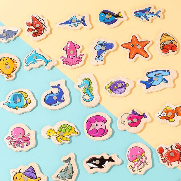FischerSpaß | Magnetische Fische für Angelabenteuer - Brezella