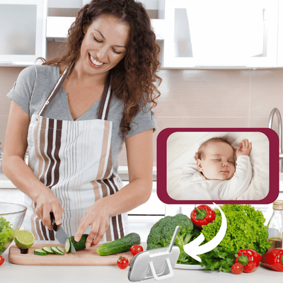 BabyVision | HD-Babymonitor mit Nachtmodus und Temperaturanzeige - Brezella