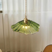 Vintage Hängelampen mit Blumenmuster