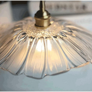 Vintage Hängelampen mit Blumenmuster
