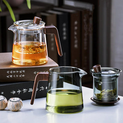 TeaLuxe | Glaskanne im Vintage-Design mit nahtlosem Filtersystem - Brezella