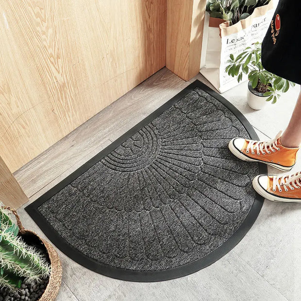 WeichRund | Superweiche, halbrunde Badmatte für das Bad - Brezella