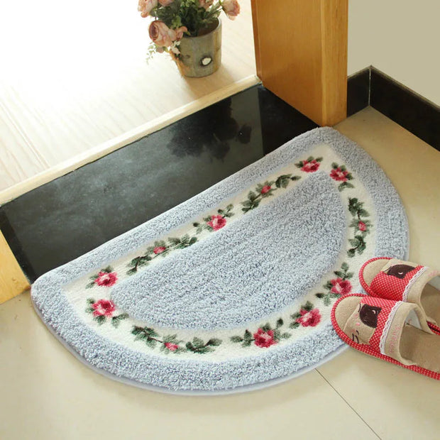 FlowerStep | Rutschfeste Fußmatte mit floralem Design - Brezella