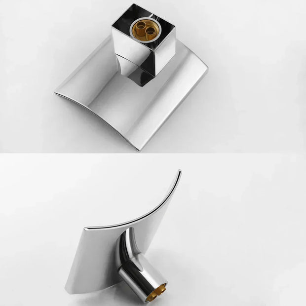 AquaCascade | Elegante Mischbatterie für sanften Wasserfluss - Brezella