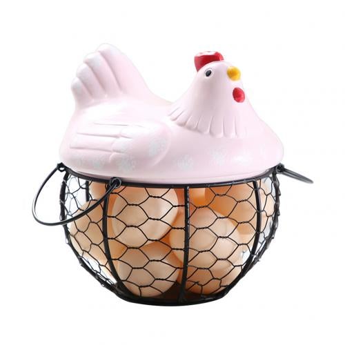 HenNest | Dekorativer Eierhalter im charmanten Hühner-Design - Brezella