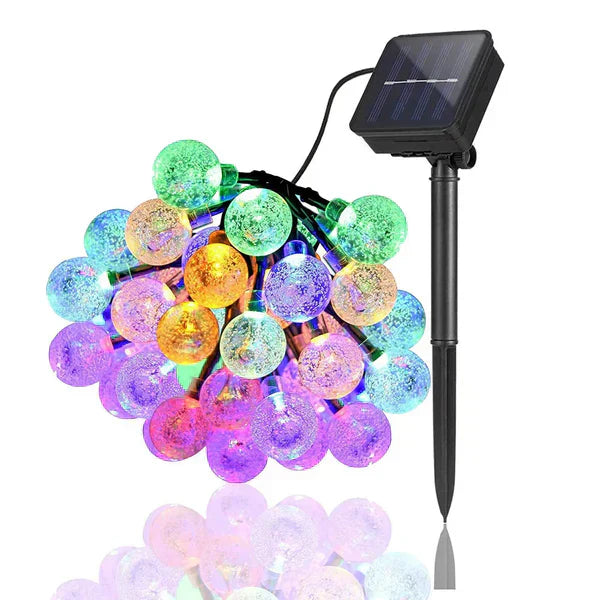 SonnenGlanz | Nachhaltige Solar-Lichterkette für den Außenbereich - Brezella