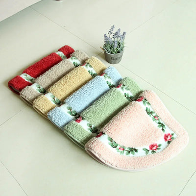 FlowerStep | Rutschfeste Fußmatte mit floralem Design - Brezella