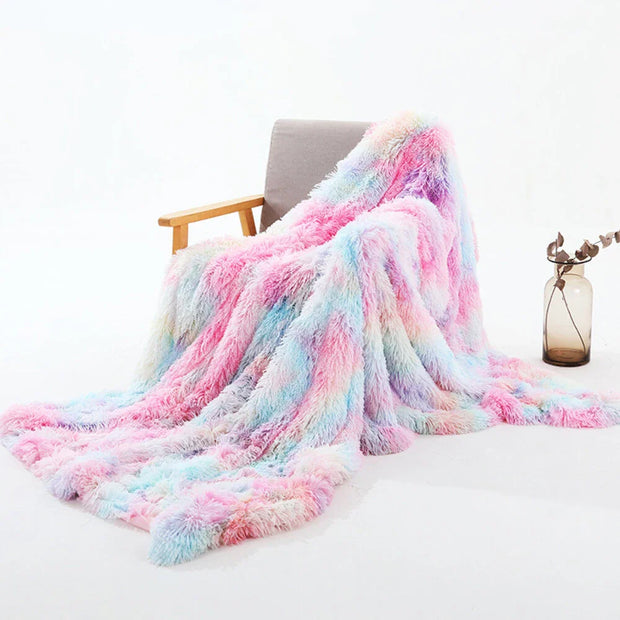 FleeceLuxe | Kuscheldecke aus weichem Koraal-Nepbont - Brezella