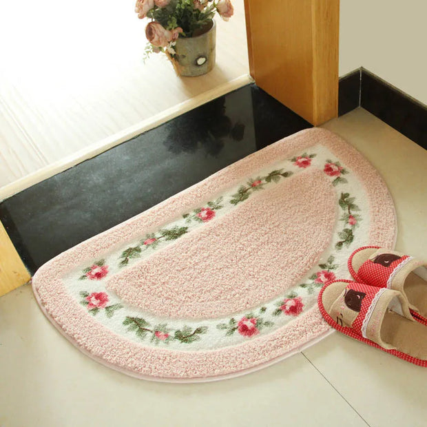 FlowerStep | Rutschfeste Fußmatte mit floralem Design - Brezella