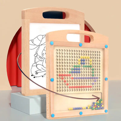 KreativFokus | Montessori-Magnetspiel für kreative Fähigkeiten - Brezella