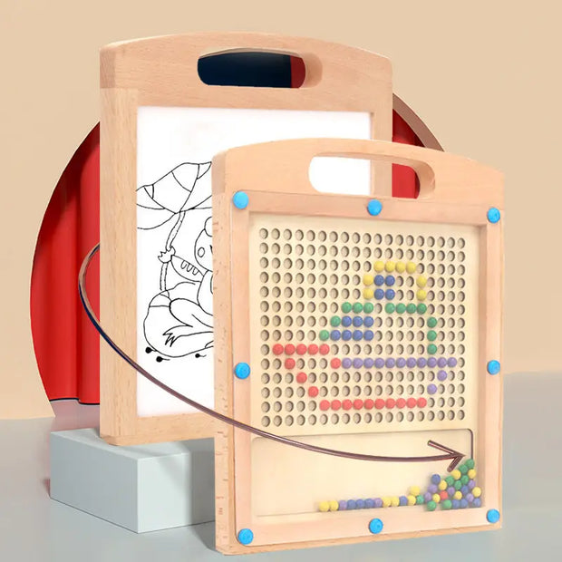 KreativFokus | Montessori-Magnetspiel für kreative Fähigkeiten - Brezella