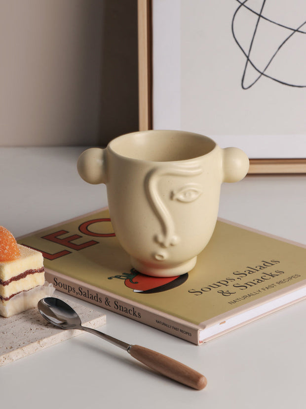 MugStone | Robuste Porzellan-Tasse für den minimalistischen Genuss - Brezella