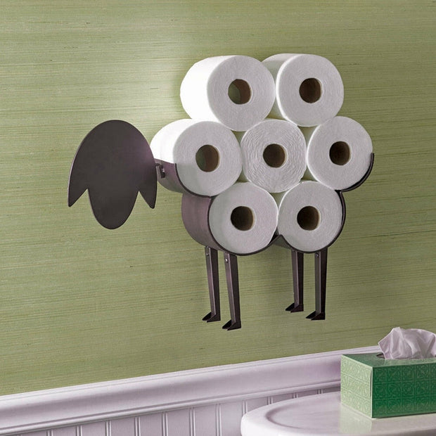 RollGuard | Robuster Toilettenpapierständer aus Metall für 7 Rollen - Brezella