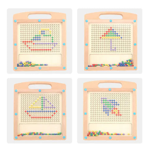KreativFokus | Montessori-Magnetspiel für kreative Fähigkeiten - Brezella