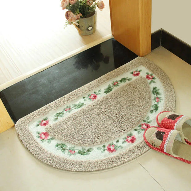 FlowerStep | Rutschfeste Fußmatte mit floralem Design - Brezella