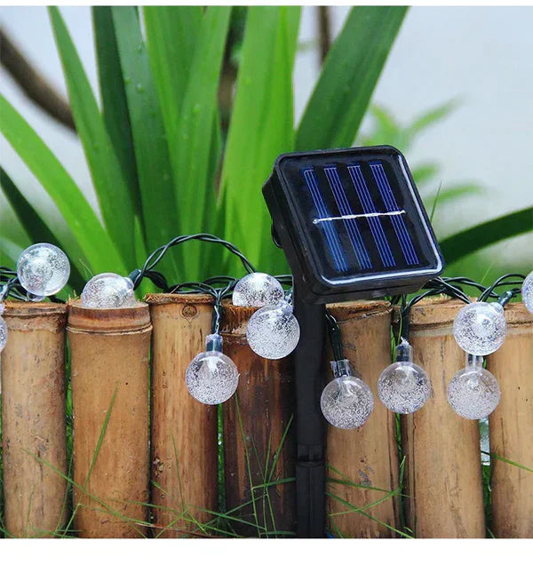 SonnenGlanz | Nachhaltige Solar-Lichterkette für den Außenbereich - Brezella