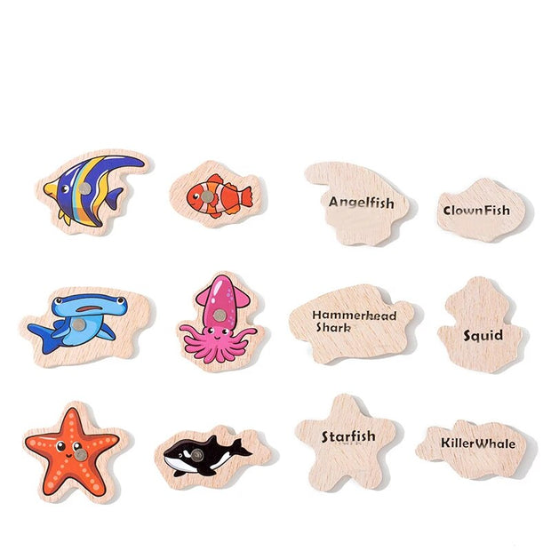 FischerSpaß | Magnetische Fische für Angelabenteuer - Brezella