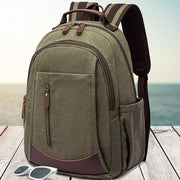 LumeaGuard | Anti-Diebstahl-Reiserucksack aus Canvas für sicheres und unbeschwertes Reisen - Brezella