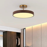 Elegante LED-Deckenleuchte mit Halbeinbau