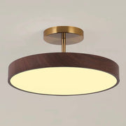 Elegante LED-Deckenleuchte mit Halbeinbau