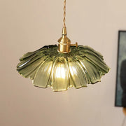 Vintage Hängelampen mit Blumenmuster