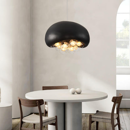 OrbLume | Elegante Pendelleuchte mit Blasenstruktur
