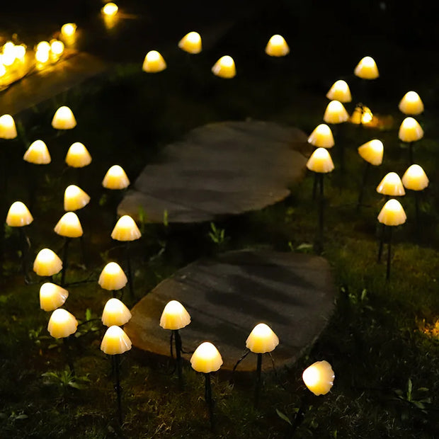 FungiGlow | Lustige und bezaubernde Pilzgartenleuchten für Ihren Außenbereich - Brezella