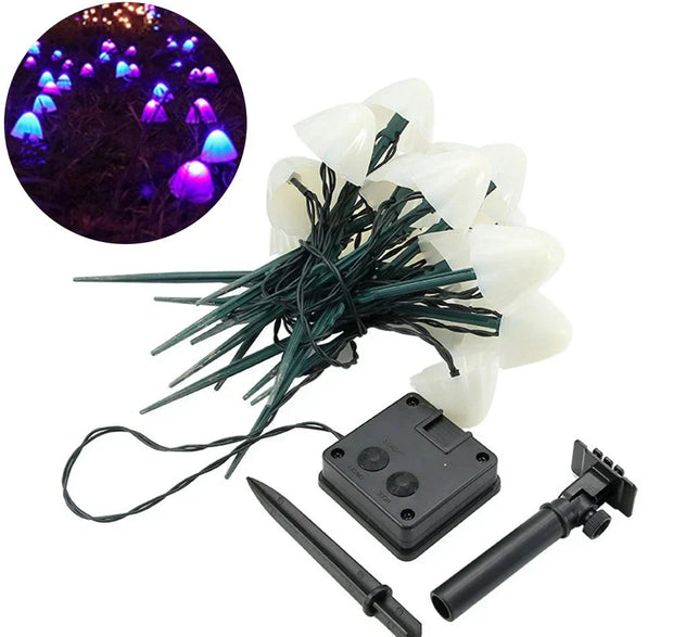 FungiGlow | Lustige und bezaubernde Pilzgartenleuchten für Ihren Außenbereich - Brezella