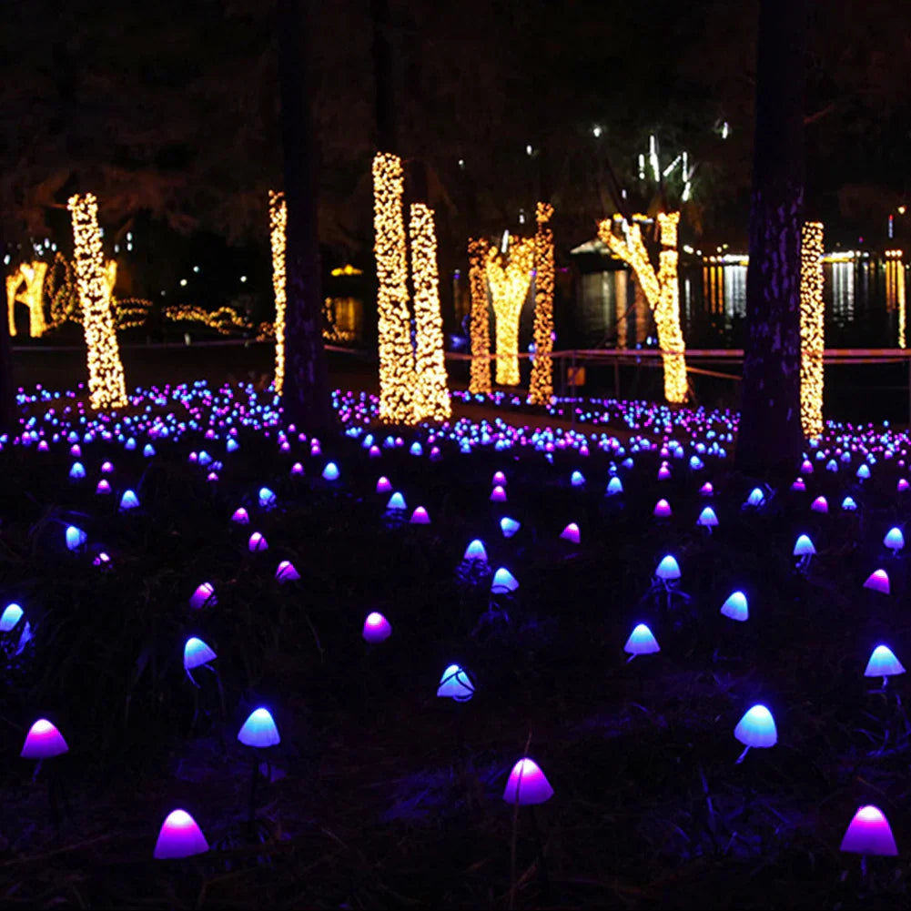 FungiGlow | Lustige und bezaubernde Pilzgartenleuchten für Ihren Außenbereich - Brezella