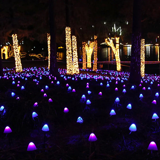 FungiGlow | Lustige und bezaubernde Pilzgartenleuchten für Ihren Außenbereich - Brezella