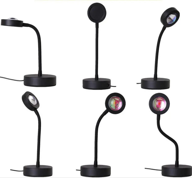 GoldenGlow | LED Sonnenuntergang Lampe für entspannte Atmosphäre - Brezella