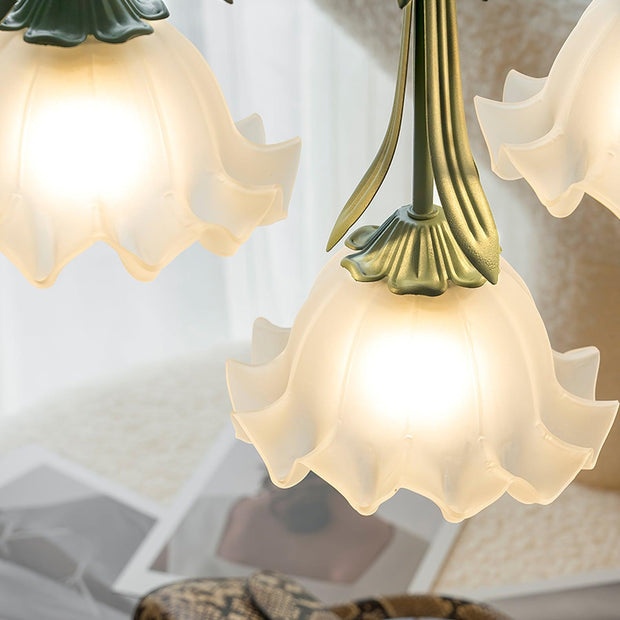 FloraGlow | Elegante Pendelleuchte mit Blumenmuster - Brezella