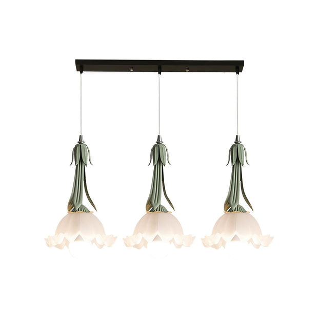 FloraGlow | Elegante Pendelleuchte mit Blumenmuster - Brezella