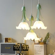 FloraGlow | Elegante Pendelleuchte mit Blumenmuster - Brezella