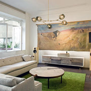 OrbitGlow | Sputnik-Hängelampe mit einzigartigen Glasbubbles - Brezella