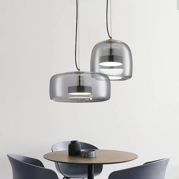 ShineOpal | Moderne Glas-Pendelleuchte für anspruchsvolle Räume - Brezella