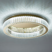 Elegante Runde Deckenleuchte In Gold