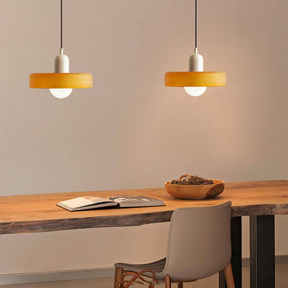 LumenKreis | Zeitlose Glas Pendelleuchte für klare Akzente - Brezella