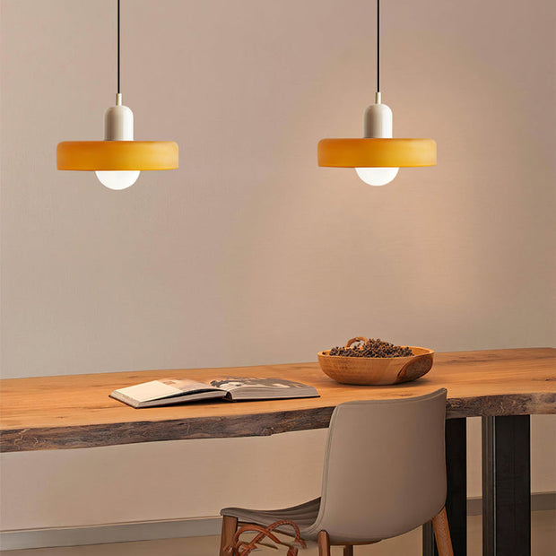 LumenKreis | Zeitlose Glas Pendelleuchte für klare Akzente - Brezella