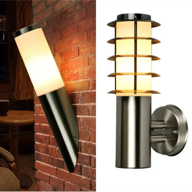 ShineSteel | Elegante Außenwandlampe aus rostfreiem Edelstahl - Brezella