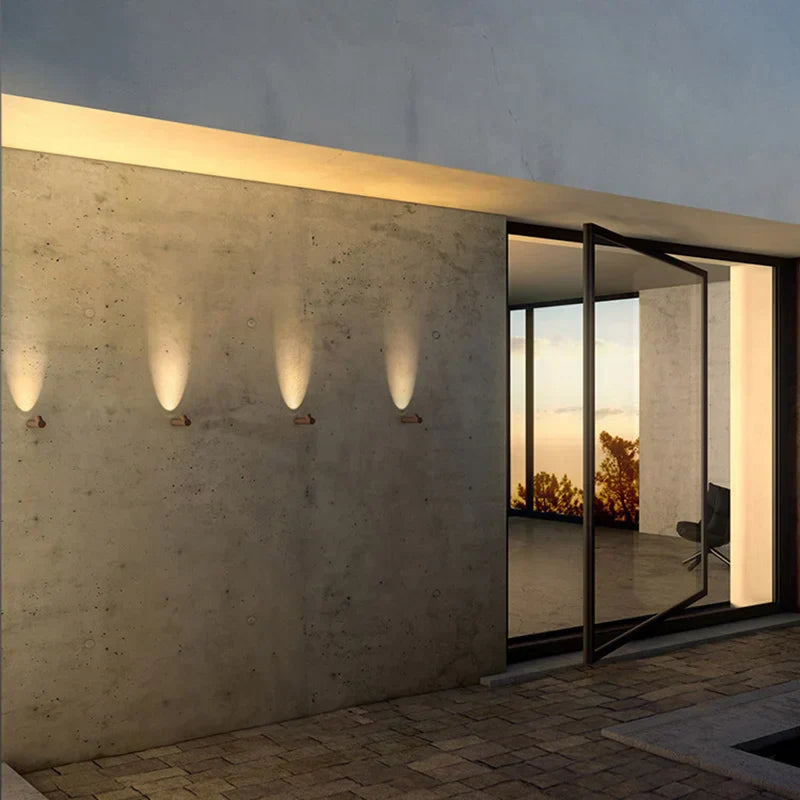 MetalGlow | Zeitlose Wandlampe aus hochwertigem Aluminium - Brezella