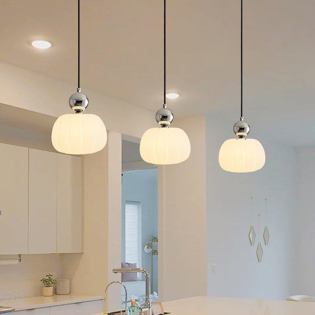 LumiSky | Elegante skandinavische Pendelleuchte mit warmer Lichtdiffusion - Brezella