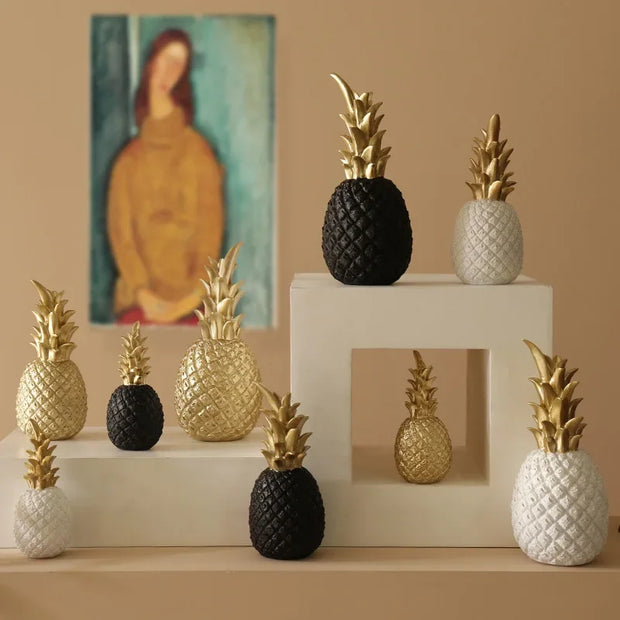 AnanasLuxe | Exquisite Wohnaccessoire in Gold - Brezella