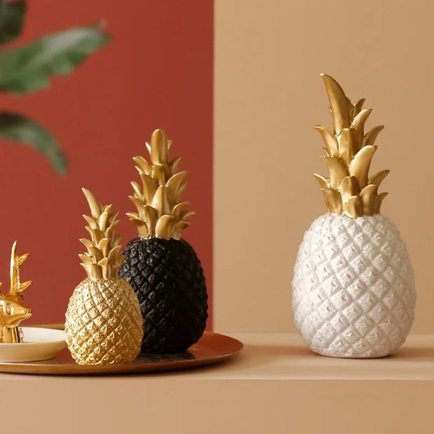 AnanasLuxe | Exquisite Wohnaccessoire in Gold - Brezella