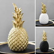 AnanasGlanz | Elegante Wohnaccessoire mit Gold-Finish - Brezella