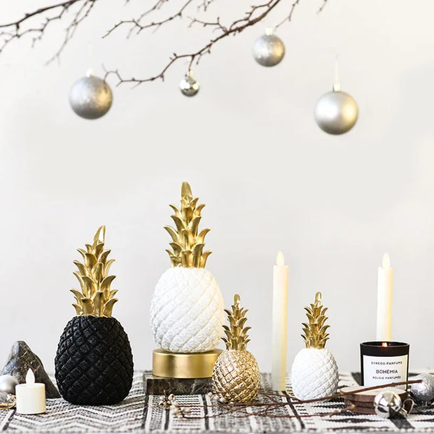 AnanasLuxe | Exquisite Wohnaccessoire in Gold - Brezella