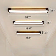 Moderne Flächenbündige Lineare LED Deckenleuchte