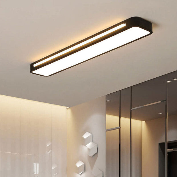 Moderne Flächenbündige Lineare LED Deckenleuchte