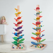 KugelMeister | Innovatives Montessori-Marblespiel aus Holz - Brezella